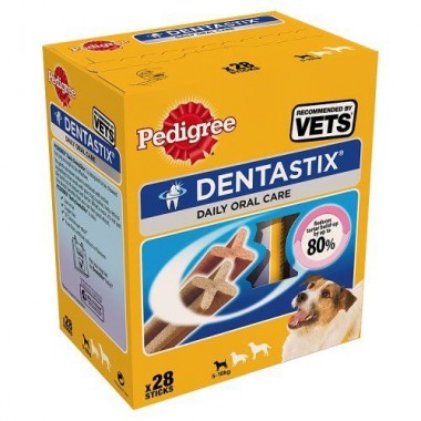 Pedigree Snacks DentaStix Multipack für junge und kleine Hunde (4-10kg), 1er Pack (1 x 440 g) 217359