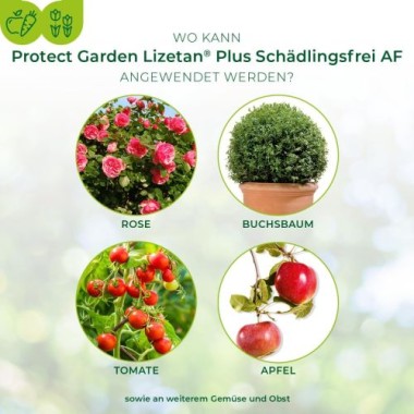 PROTECT GARDEN Lizetan Plus Schädlingsfrei AF, Blattlausfrei, 800 ml Spray A032906, Reg Nr.: 4143-0