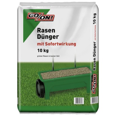 GO/ON Rasendünger mit Sofortwirkung 10,0 kg, für 300 m², 8295