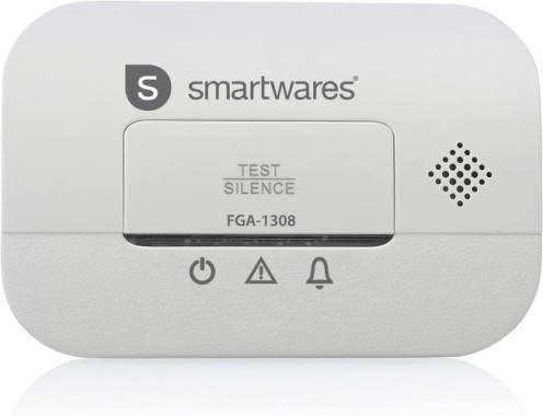 Smartwares Kohlenmonoxid Melder, Weiß, FGA-13081