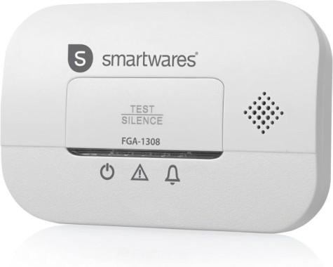 Smartwares Kohlenmonoxid Melder, Weiß, FGA-13081