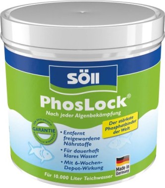 Söll PhosLock Phosphatbinder, 500 g für 10.000 Liter, 80517