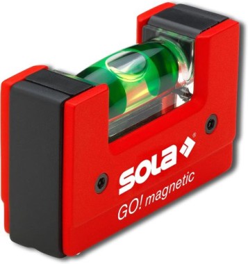 Sola Mini-Wasserwaage GO! - magnetisch, 01621101