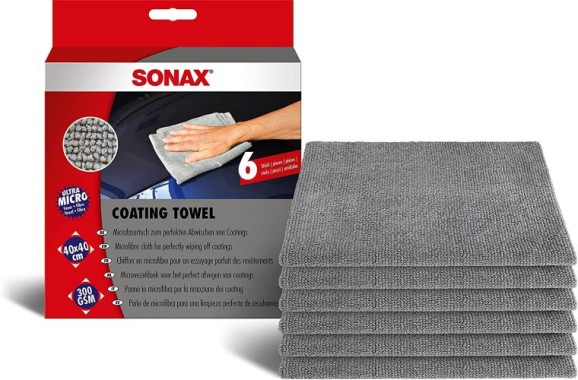 Sonax Coating Tücher (6er Pack), 40x40 cm, 04511000