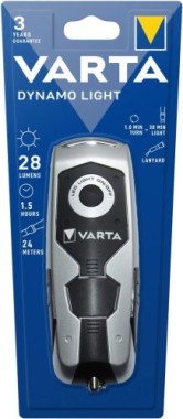 VARTA Handkurbel Dynamo Light wiederaufladbar, 17680101401