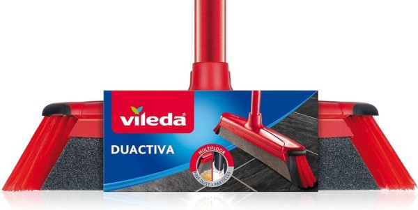 Vileda DuActiva Besen, mit Teleskopstiel 70-130cm, IAN VIBS 9575 D