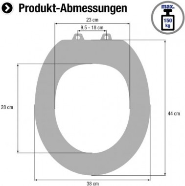 WC-Sitz Tarox mit Absenkautomatik, weiß KSTASC00