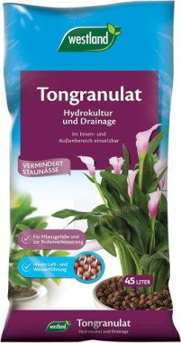 Westland Tongranulat,– Pflanzgranulat ohne chemische Zusätze, für Innen- und Außenbereich, 45 Liter,  731588