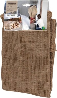 Windhager Jute Sack Jute-Beutel Stoff-Beutel Winterschutz, 100 x 110 cm, 06389