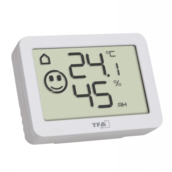 TFA Dostmann Digitales Thermo-Hygrometer Weiß, 30.5055.02