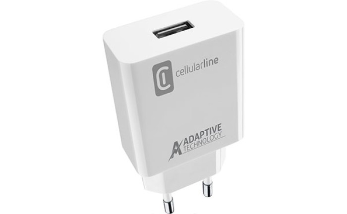 Cellularline Reiselader-Set 15W USB Typ-A inkl. Kabel für Samsung Type-C ACHSMKIT15WTYCW