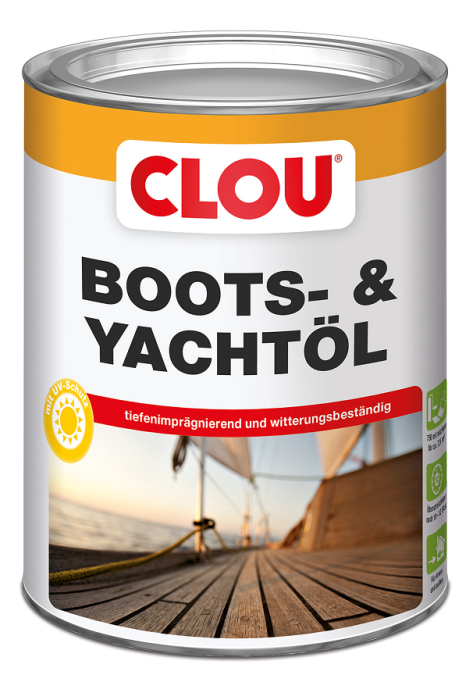 Clou Boots- und Yachtöl 750ml, farblos, hochglänzend, 945365