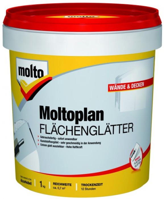 Moltoplan Flächenglätter Moltofill, 1 kg, weiß, 5096544