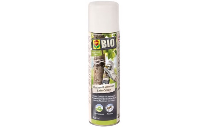 COMPO BIO Raupen & Ameisen Leim-Spray, Schutz von Obst- und Zierghölzen, 400 ml, 25302