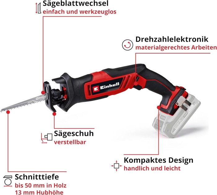 Einhell  PXC Akku Universal Säge TE-AP 18/13 Li, 4326315