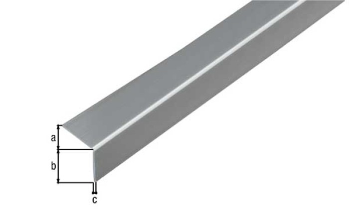 Alberts Winkelprofil,sk,PVC,VA-Opt30x30x1,5/1m 433024