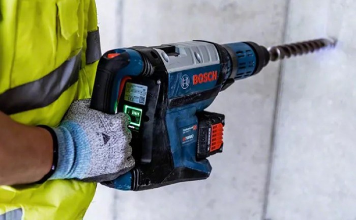 Bosch Professional Biturbo Akku-Bohrhammer mit SDS max GBH 18V-45 C 0611913000