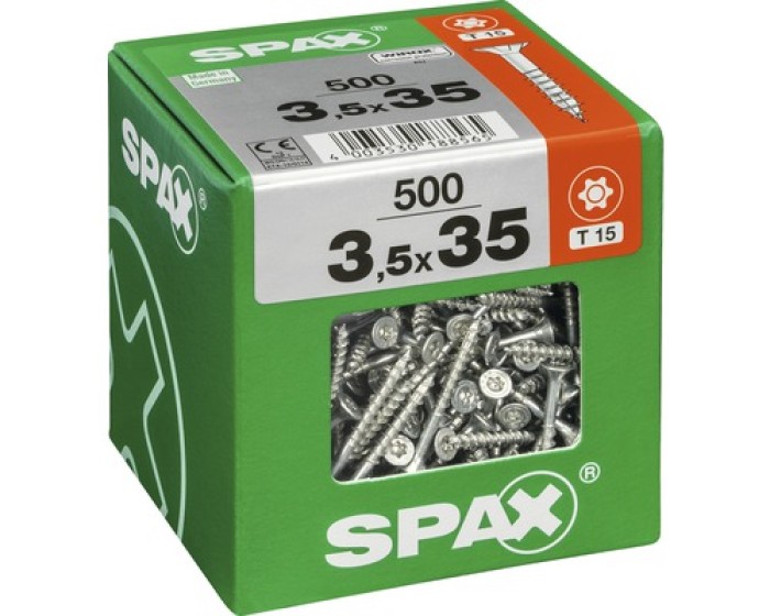 Spax Universalschraube, 3,5x35, 500 St., 4191020350346