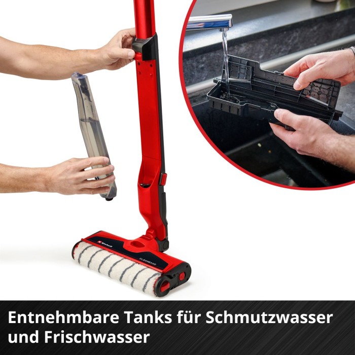 Einhell Akku-Hartbodenreiniger CLEANEXXO Solo, 3437110