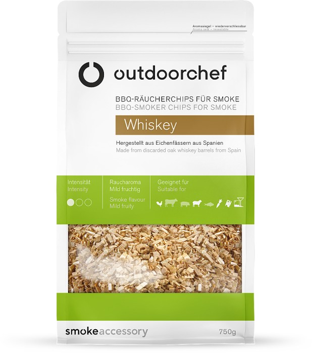 Outdoorchef SMOKE Räucherchips - Whiskey, 750 g, 14.523.15