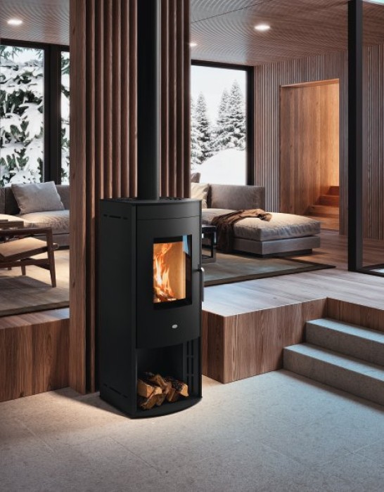 Blaze Kaminofen Margherita, schwarz, 10.5KW, 76222