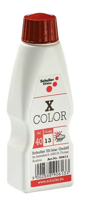 Schuller X-Color Abtönfarbe Oxydrot, 40ml, lichtecht und wetterfest, 90613