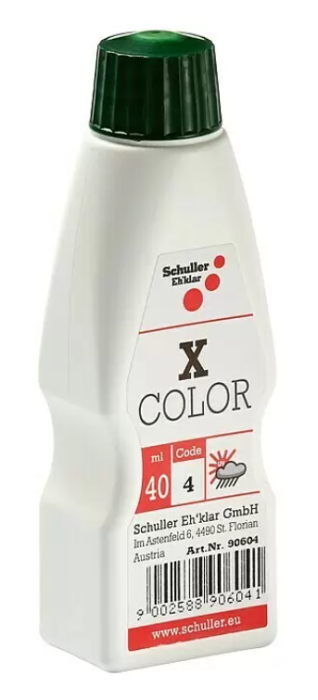 Schuller X-Color Abtönfarbe Tannengrün, 40ml, lichtecht und wetterfest, 90604