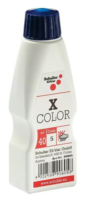 Schuller X-Color Abtönfarbe Blau, 40ml, lichtecht und wetterfest, 90605