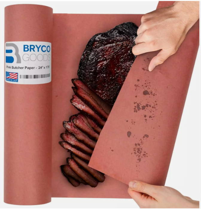 Oren Pink Butcher Paper ungewachst, 61 cm x 45,72 m, O-24150