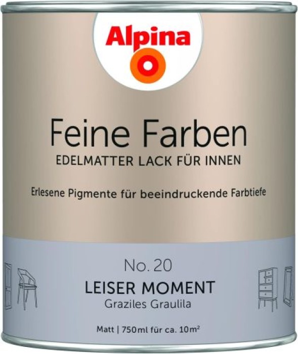 Alpina Feine Farben Lack, Leiser Moment, 750ml, 984104