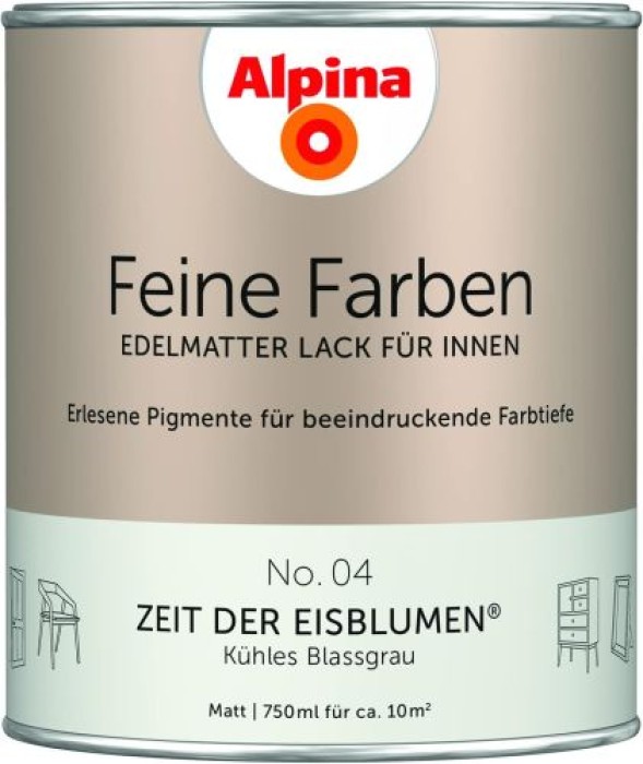 Alpina Feine Farben Lack, Zeit der Eisblumen, 750ml, 984087