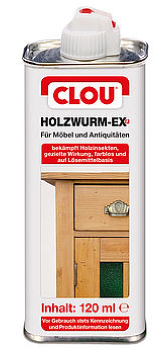 Clou Holzwurm-Ex F, 120 ml, 945230