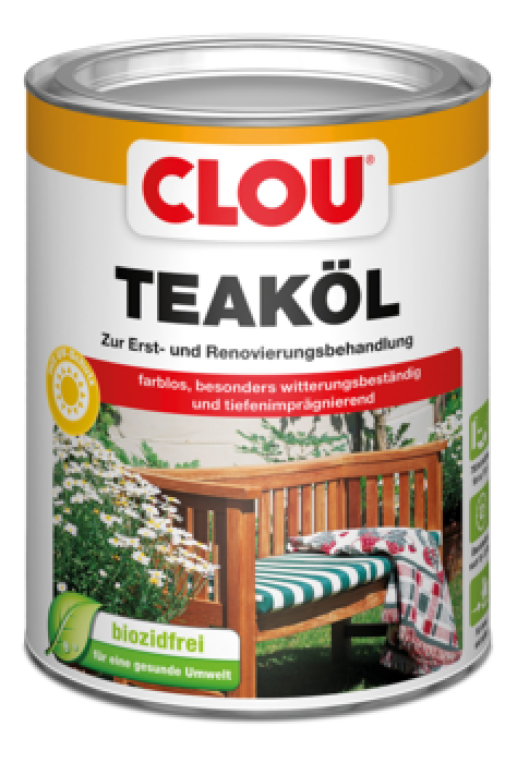 Clou Teaköl 750ml, farblos, 945298