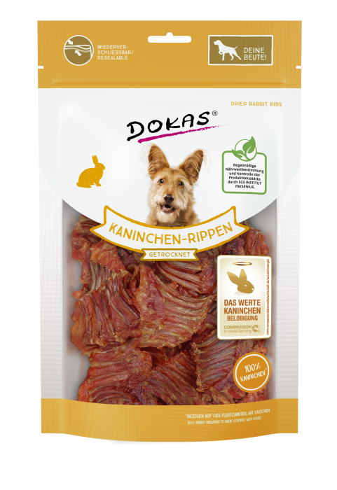 Dokas Kaninchen-Rippen getrocknet 100 g 202889