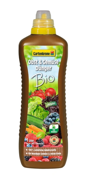 Gartenkrone Bio Universaldünger geeignet für Obst & Gemüse, 1L, 12677