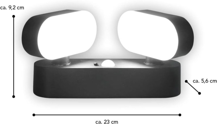 EASYmaxx Doppel-Solarstrahler mit Bewegungsmelder, verstellbar, 11065