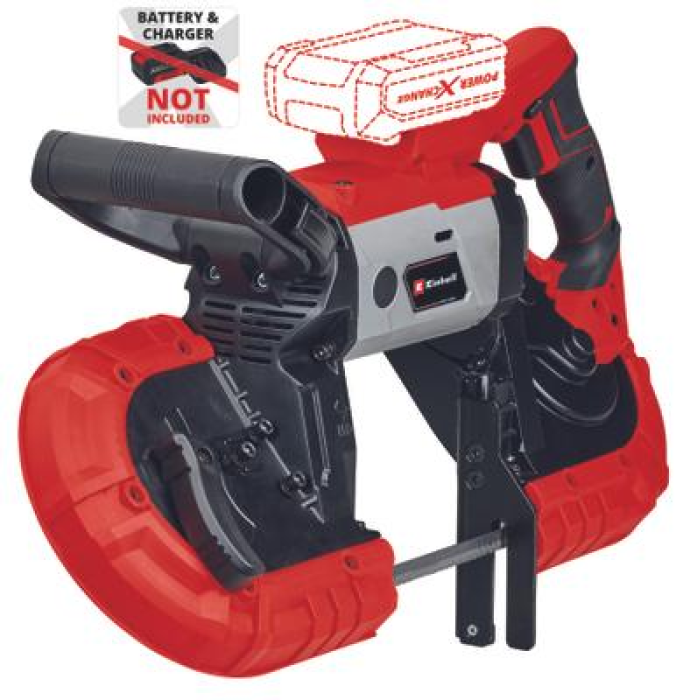 Einhell Akku-Bandsäge TE-MB 18/127 Li-Solo 4504216