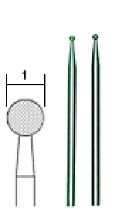 PROXXON Diamantschleifstifte 1,0 mm, 2 Stück, 28212