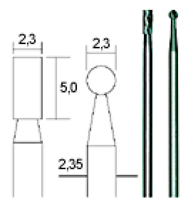 Proxxon Fräsersatz Hartmetall 2-teilig, 28750