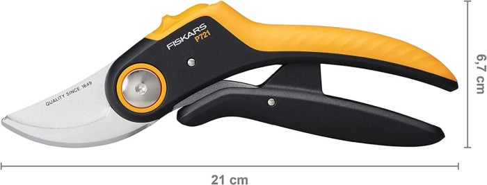 Fiskars Bypass-Gartenschere, Plus PowerLever 1057170