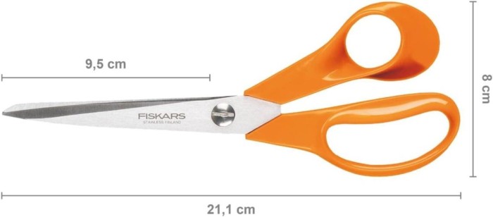 Fiskars Classic Universalschere S90, 21 cm, 1001539