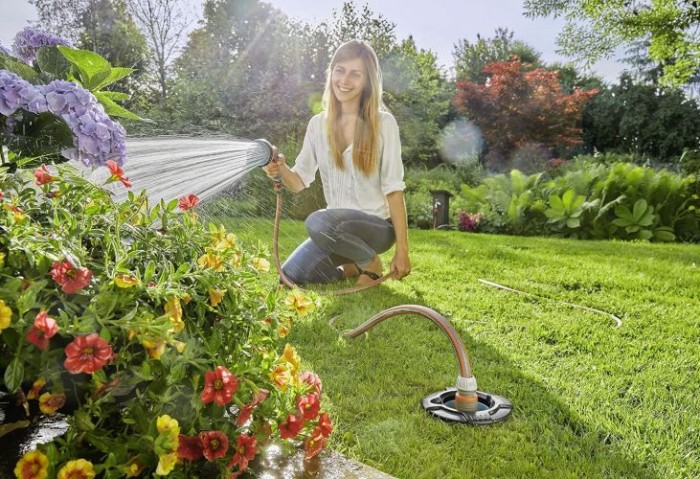 Gardena Sprinklersystem Wassersteckdose mit 3/4 Zoll-Außengewinde, 08266-20