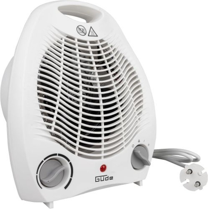 Güde Heizlüfter GH 2000, 2 Stufen (1000/2000 W), Ventilatorfunktion, Gebläseleistung 75 m³/h, 85175