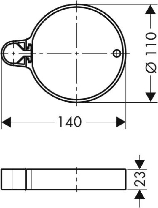 Hansgrohe Casetta C Seifenschale chrom, 28642000