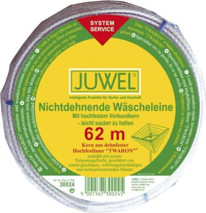 JUWEL Wäscheleine TWARON 62 m, 30024