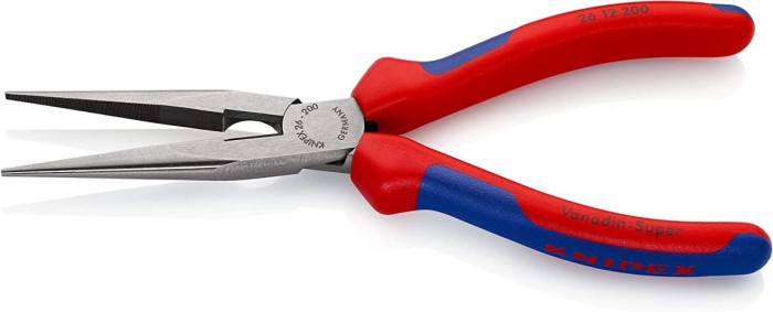 KNIPEX Flachrundzange mit Schneide, 2612200