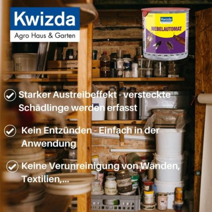 KWIZDA Nebelautomat gegen Ungeziefer 20g,  A032307