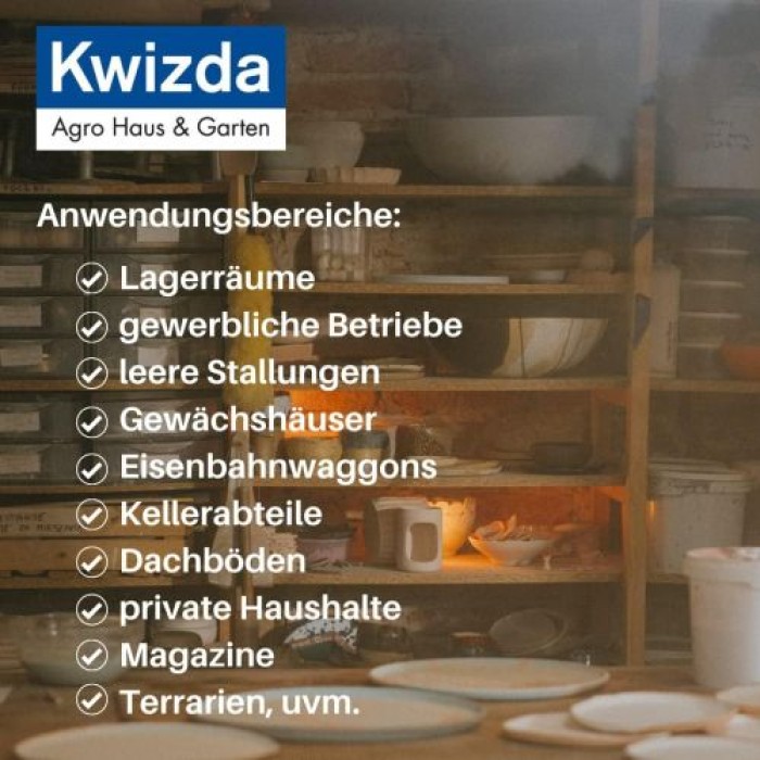 KWIZDA Nebelautomat gegen Ungeziefer 20g,  A032307