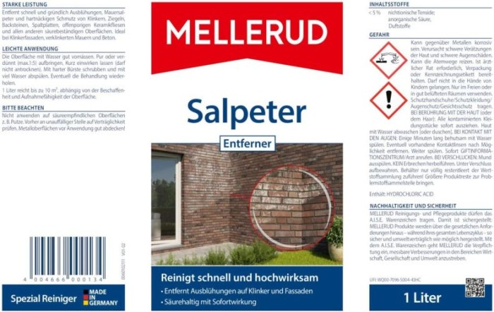 MELLERUD Salpeter Entferner 1 L, 2001000134