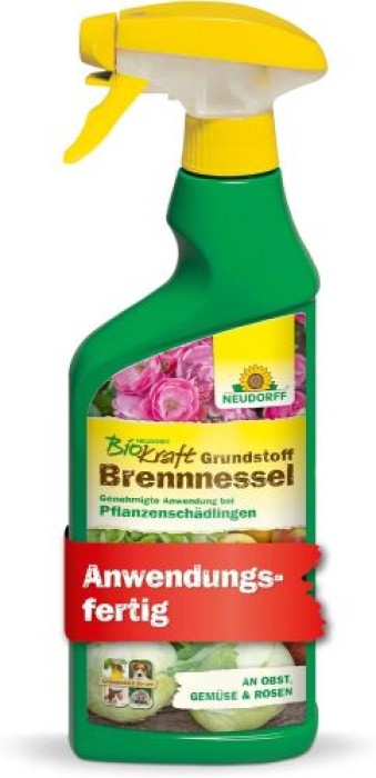 Neudorff BioKraft Grundstoff Brennnessel, Spray zur Abwehr von Schädlingen, 500 ml, 1997